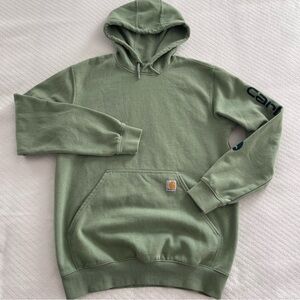 Carhartt Sage Green Pullover Hoodie Loose Fit